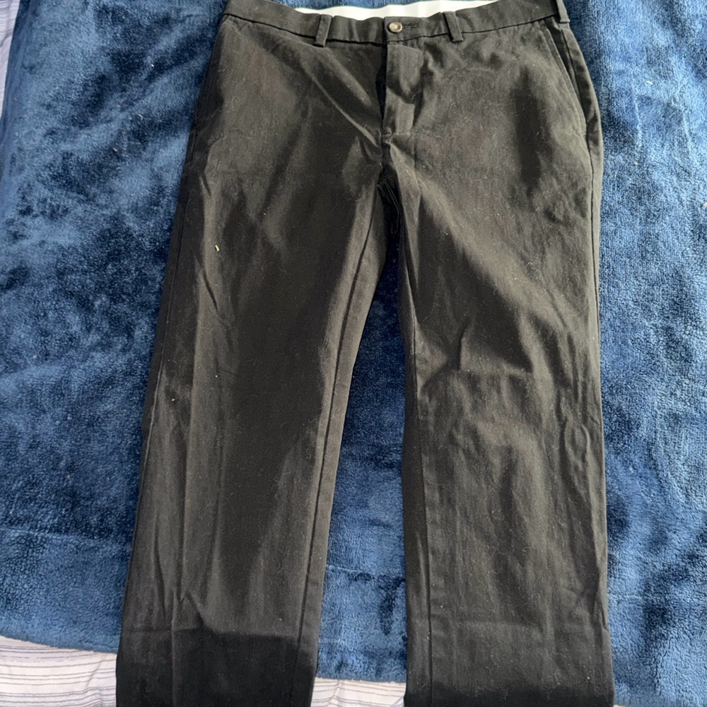 George Men's Black Chinos